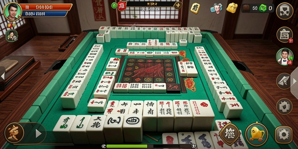 Screenshot yang menunjukkan gameplay menawan dari Mahjong 55RP.