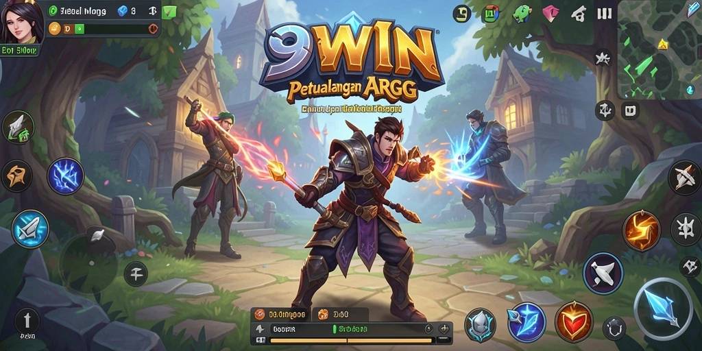 Tangkapan layar gameplay menampilkan pertempuran seru di 9WIN.