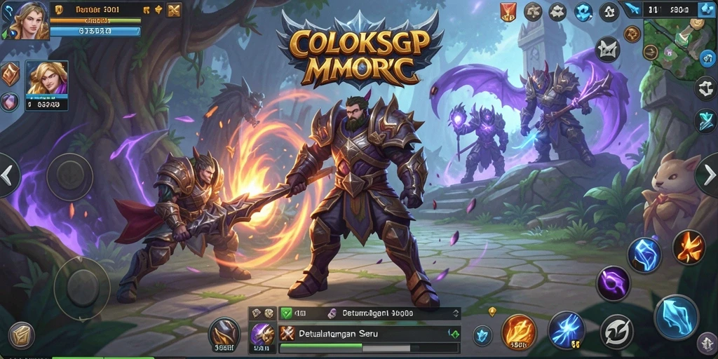 Menampilkan gameplay menarik dari COLOKSGP dalam dunia MMORPG.