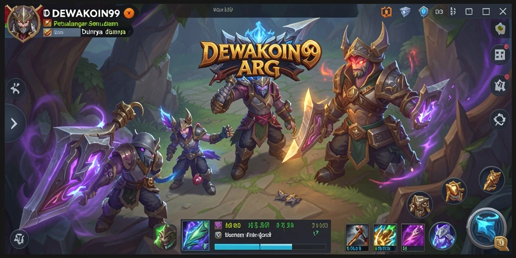 Tampilan gameplay seru dalam DEWAKOIN99 yang penuh aksi.