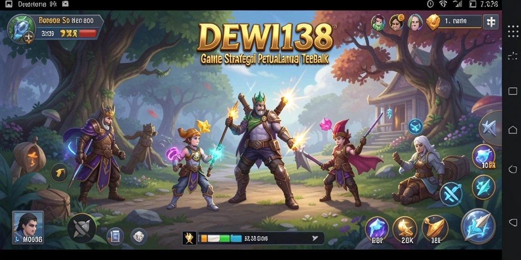 Tampilan seru dari gameplay DEWI138 yang penuh strategi.