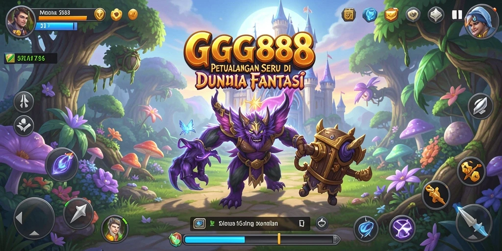 Tampilan gameplay seru dalam GGG888 yang menantang.