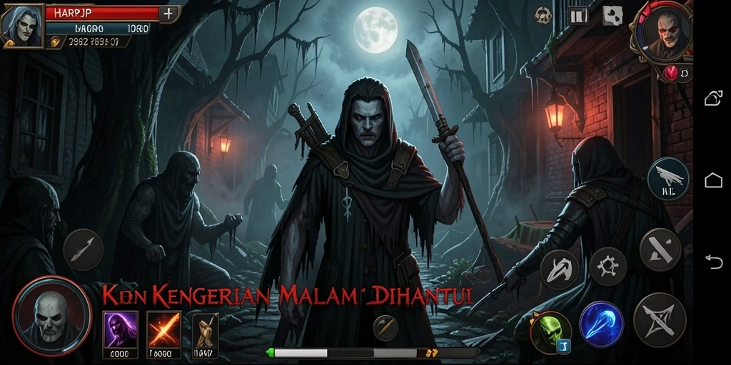 Screenshot gameplay menakutkan dari game HARAPJP.