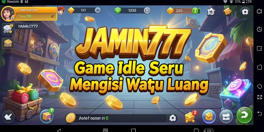Tampilan gameplay seru dari JAMIN777 dengan elemen Idle yang menarik.