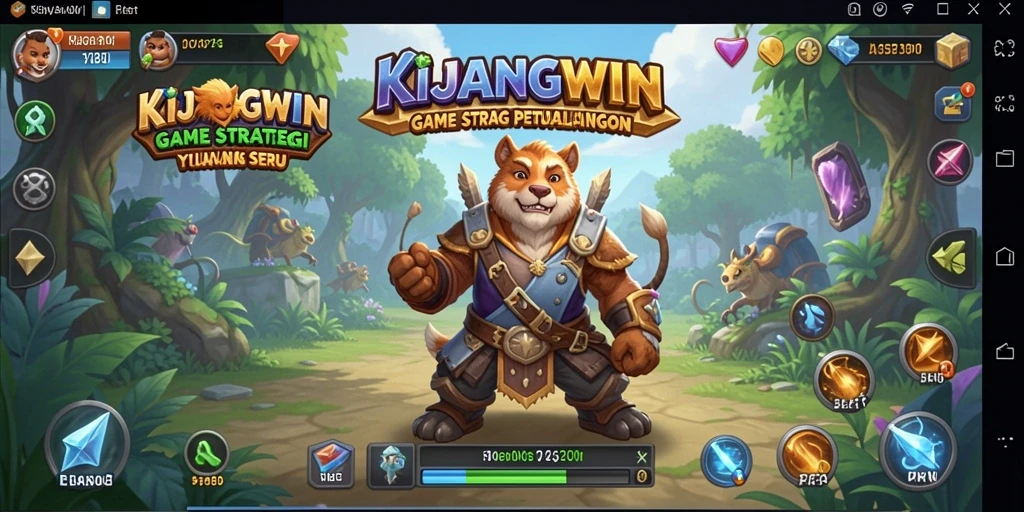 Tangkapan layar menunjukkan gameplay menarik KIJANGWIN.