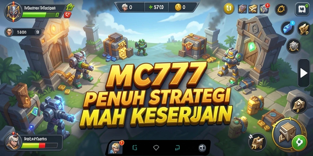 Tampilan gameplay MC777 yang menarik dan penuh warna.