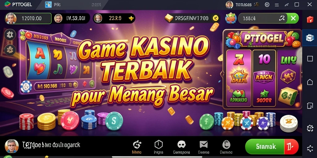 Tampilan menarik gameplay Kasino PTTOGEL yang mengasyikkan.