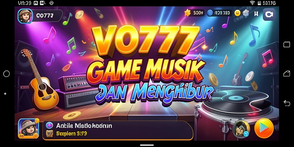 Tampilan gameplay seru dengan beragam lagu menarik di VO777.