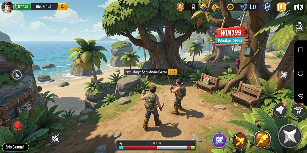 Tampilan gameplay <strong>WIN199</strong> yang seru dan penuh warna saat dimainkan.